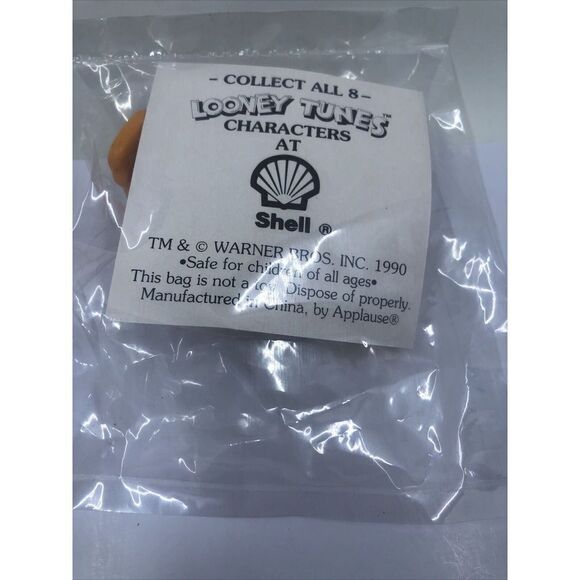 Looney Tunes Characters At Shell Gas Premium Daffy Duck Toy. Sealed. Vintage - Picture 6 of 7